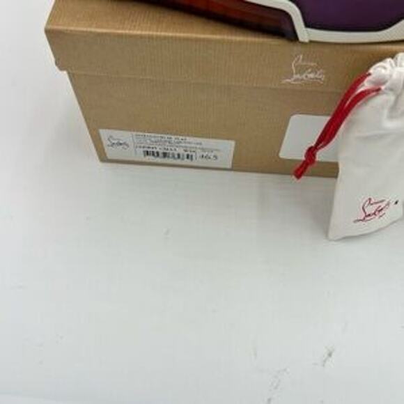 Men's Christian Louboutin ASTROLOUBI Leather/suede sneakers size 46.5 - Picture 10 of 11